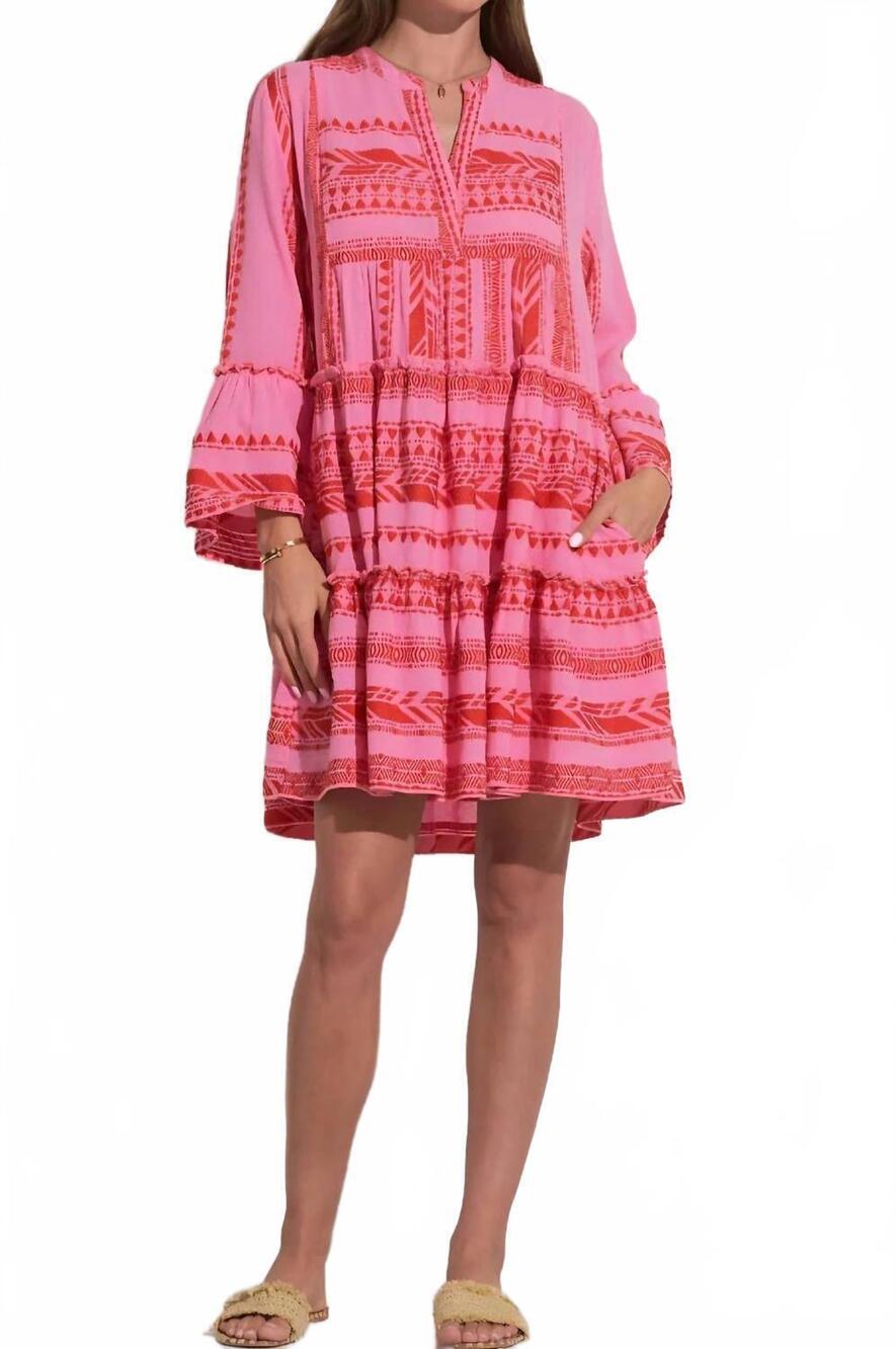 NEW ELAN charli mini dress in red